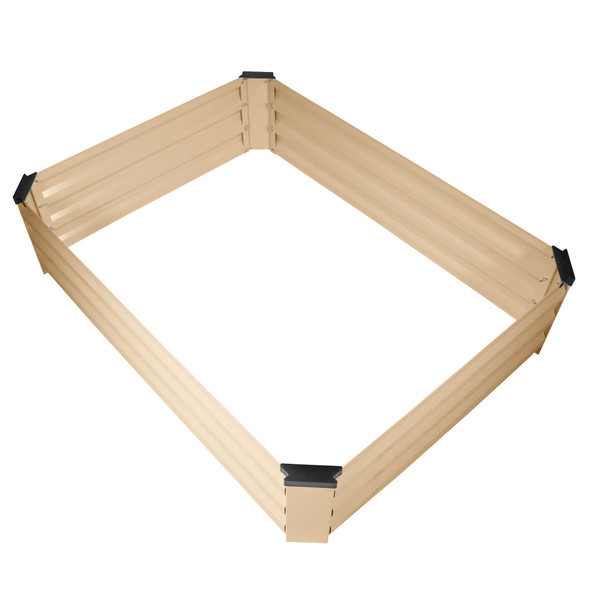 Garden Elements Metal Raised Garden Bed, Rectangle