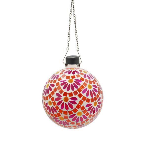 Very Cool Stuff Pink Daisy Gazing Globe, 10in