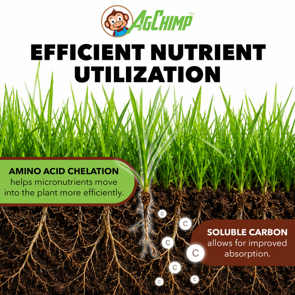 AgChimp JuiceRx Ready-to-Use Liquid Micronutrient Supplement for Lawns, 1qt