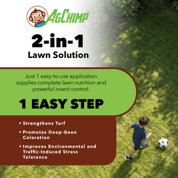 AgChimp 5-0-15 Bifenthrin Insecticide Plus Turf Fertilizer, 17lb