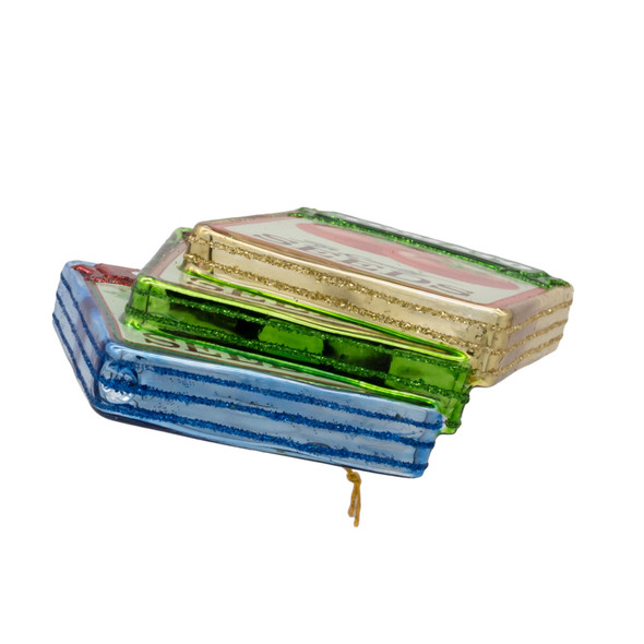 Kurt Adler Noble Gems Collection, Glass Seed Packet Ornament, 4"
