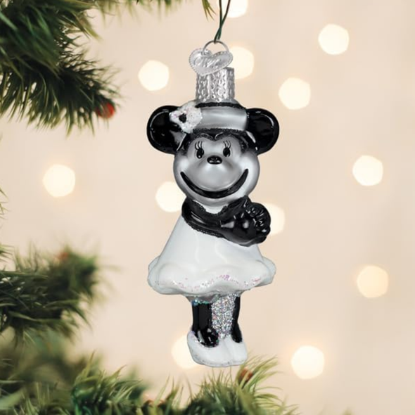 Old World Christmas Blown Glass Steamboat Willie First Mate Ornament