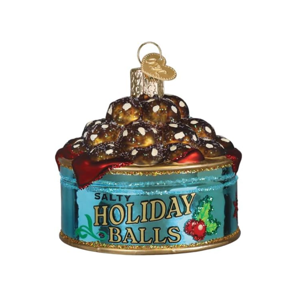 Old World Christmas Blown Glass Ornament Collection, Salty Holiday Balls