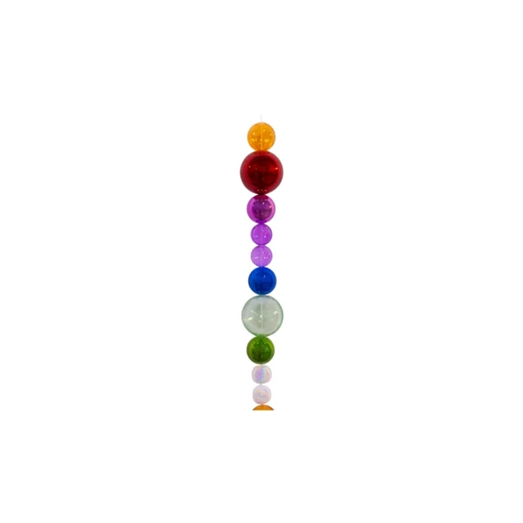 Kurt Adler Shatterproof Ball Christmas Garland, Multicolor, 6ft