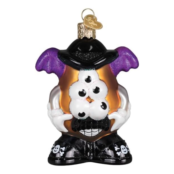 Old World Christmas Blown Glass Ornament for Tree, Halloween Mr. Potato Head