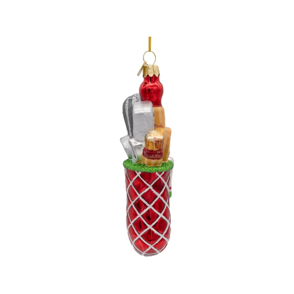 Kurt Adler Noble Gems Glass Ornament for Christmas Tree, Baking Glove