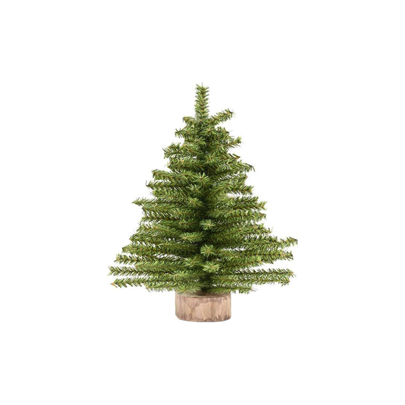 Kurt Adler Mini Un-Lit Canadian Christmas Pine Tree, 18in
