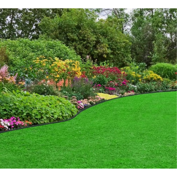 Royal Diamond Professional Grade Landscape Edging, Black 20 Feet x 5 Inches