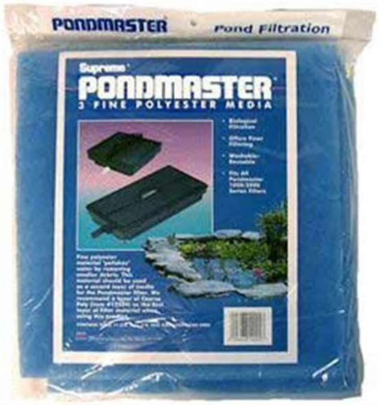 Danner Pondmaster Polyester Media Pads For PM1000 & PM2000 Filters, Pack of 3 Danner Pondmaster Polyester Media Pads For PM1000 & PM2000 Filters, Pack of 3