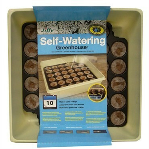Jiffy Self Watering Greenhouse, 34 Cells