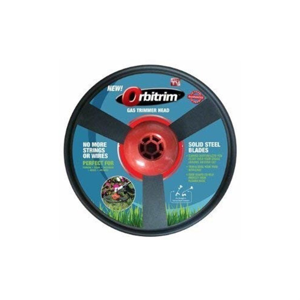 Orbitrim Gas Trimmer Head with Solid Steel Blades, 11"