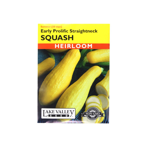 Lake Valley Seed Squash, Early Prolific Straightneck, 3g