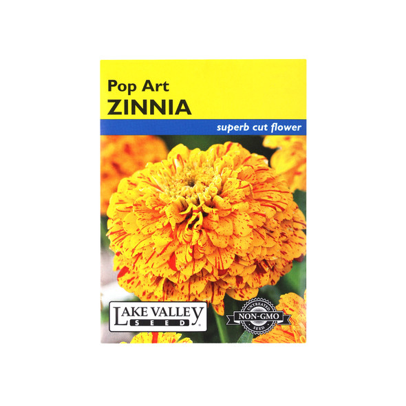 Lake Valley Seed Zinnia Pop Art, 0.25g