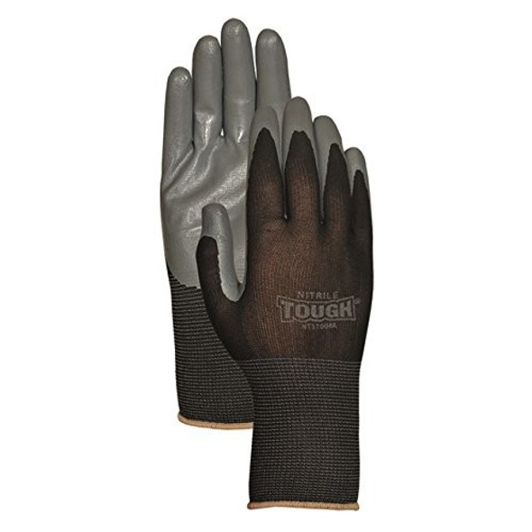 Bellingham Nitrile Glove, Black/Grey - Medium