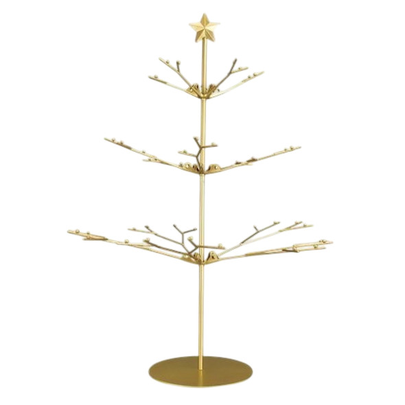 Old World Gold Christmas Ornament Metal Display Tree Old World Gold Christmas Ornament Metal Display Tree