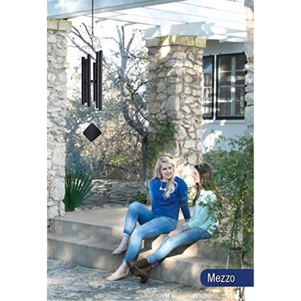 Music of the Spheres Handcrafted Outdoor Pentatonic Mezzo Wind Chime, 38in
