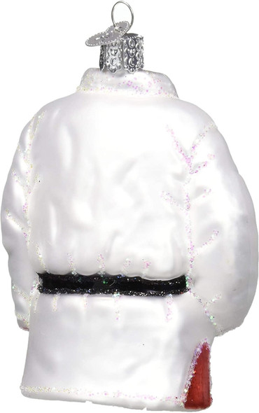 Old World Christmas Glass Blown Ornament for Christmas Tree, Martial Arts Robe