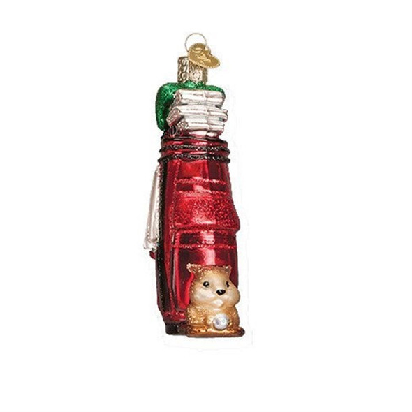 Old World Christmas Glass Blown Ornament, Golf Lover Gifts (With OWC Gift Box)