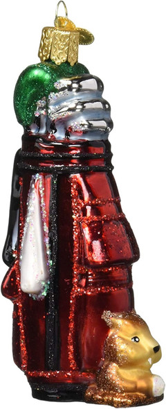 Old World Christmas Glass Blown Ornament, Golf Lover Gifts (With OWC Gift Box)