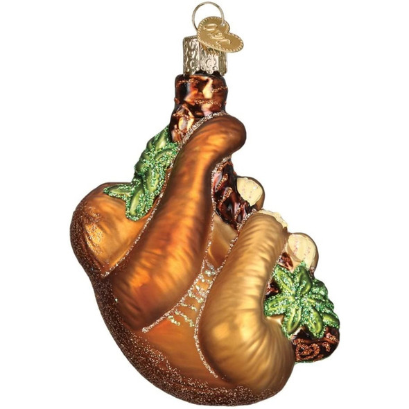Old World Christmas Blown Glass Ornament for Christmas Tree, Sloth