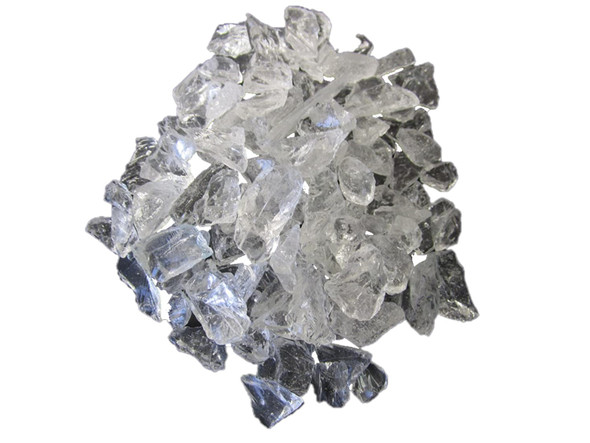 Jensen 100% Recycled Fire & Landscape Glass – Clear Small Decorative Pebbles