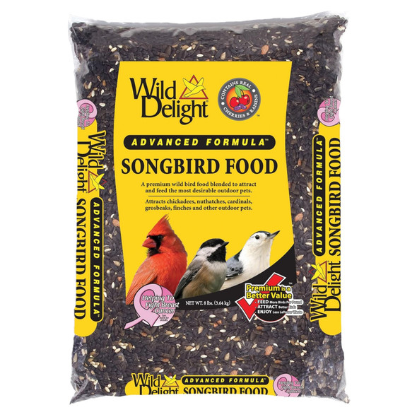Wild Delight Songbird Food Bird Seed, 8lbs