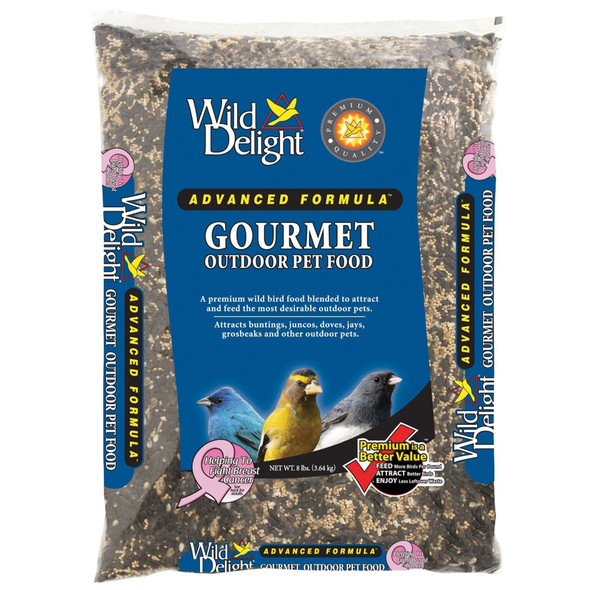 Wild Delight Gourmet Outdoor Wild Bird Food, 8lbs Wild Delight Gourmet Outdoor Wild Bird Food, 8lbs