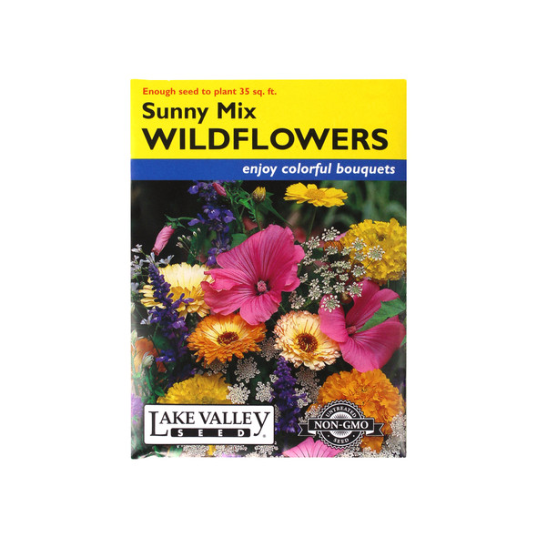 Lake Valley Seed Wildflowers Sunny Mixture Flower, 2.5g