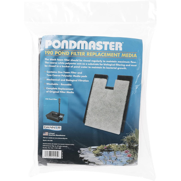 Danner Manufacturing Pondmaster  Coarse Foam Pad Filter Replacement Media Danner Manufacturing Pondmaster  Coarse Foam Pad Filter Replacement Media