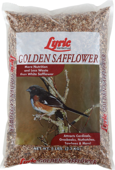 Lyric Golden Safflower Wild Bird Seed, 5 lb Bag