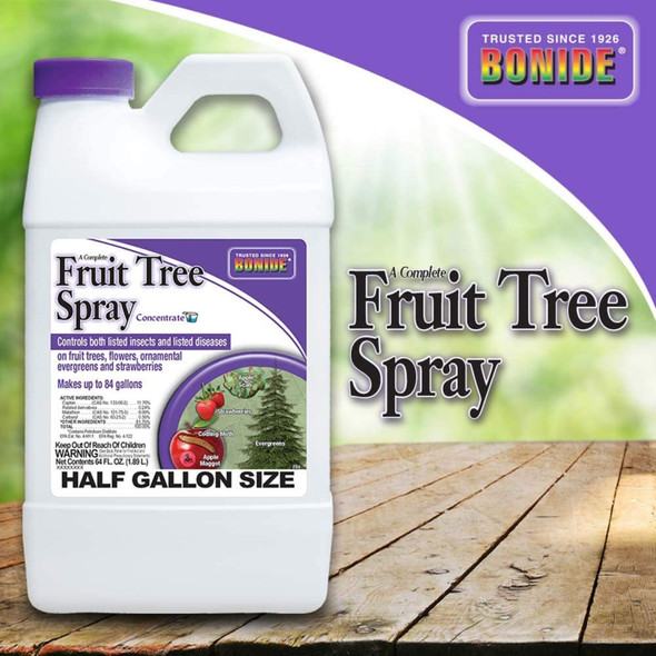Bonide Complete Fruit Tree Spray, Concentrate Liquid, 64 fl oz