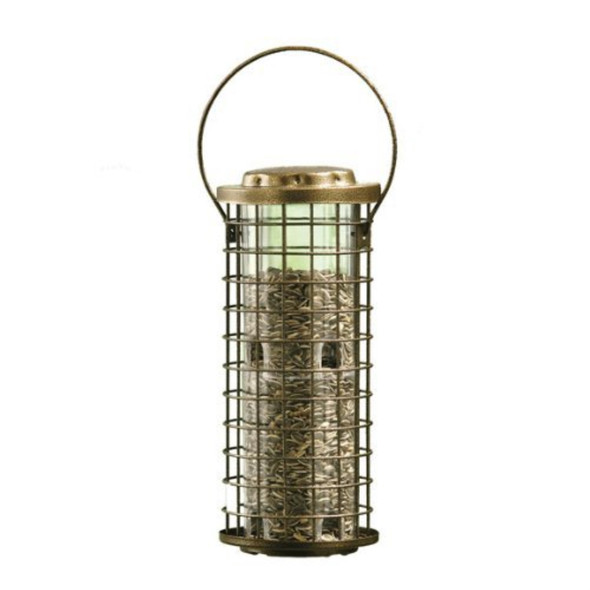 Perky‑Pet Squirrel Stumper Wide Tube Bird Feeder — Squirrel‑Resistant Cage, 3 lb Capacity