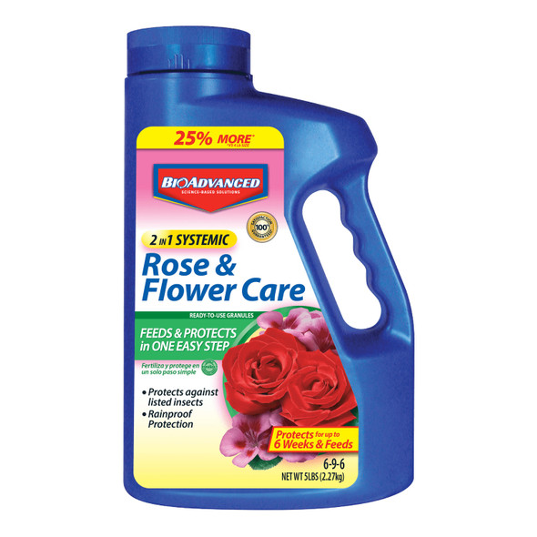 BioAdvanced Rose & Flower Care, 5 Lb Granular