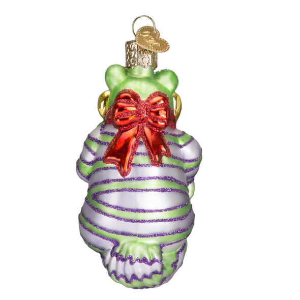 Old World Christmas Glass Blown Ornament for Christmas Tree, Cheshire Cat