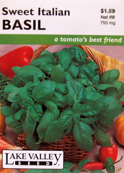 Lake Valley Seed Basil, Sweet Italian, 5g