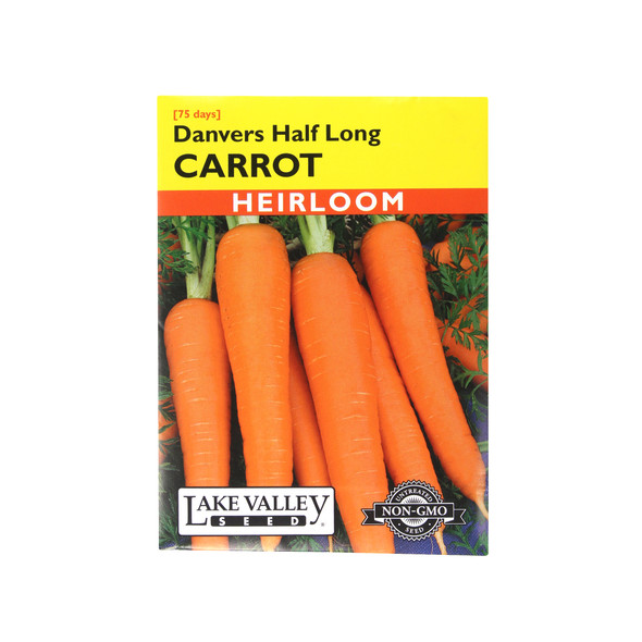 Lake Valley Seed Danvers Half Long Carrot Vegetable, 1.5g