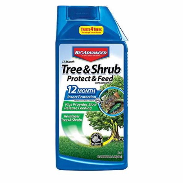 BioAdvanced 12-Month Tree & Shrub Protect & Feed Concentrate, 32oz