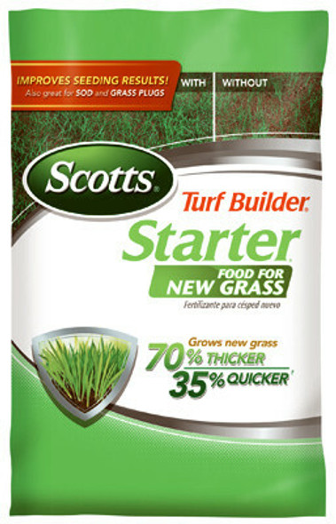 Scotts Turf Builder Lawn Starter Food for New Grass, 5,000 Sq Ft