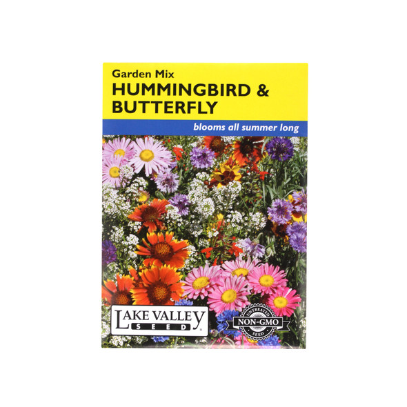 Lake Valley Seed Hummingbird & Butterfly Garden Flower Mixture, 1g