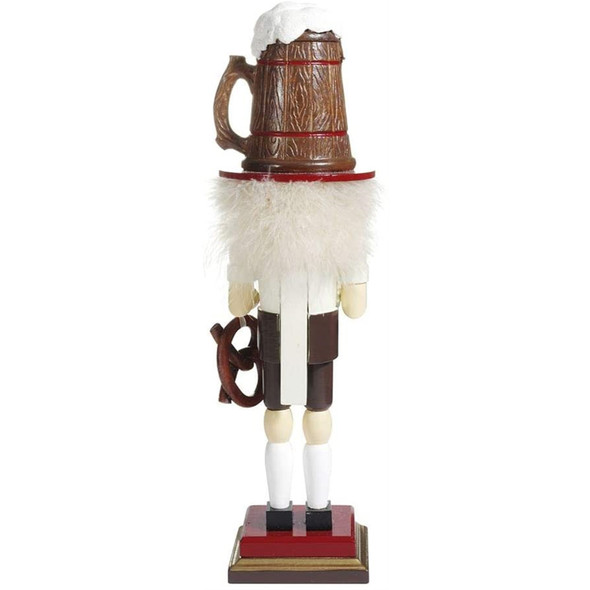 Kurt Adler Hollywood Beer and Pretzel Nutcracker, 15"