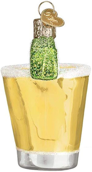 Old World Christmas Glass Blown Ornament for Christmas Tree, Tequila Shot