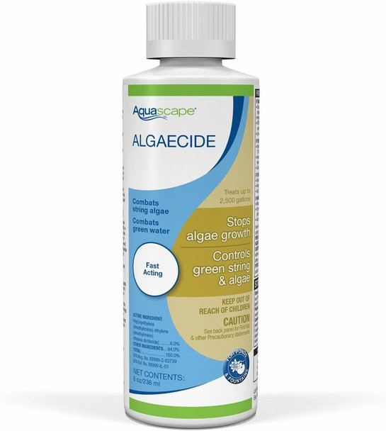 Aquascape AQS96022 Algaecide for Pond, Waterfall, and Water Features, 8 ounces