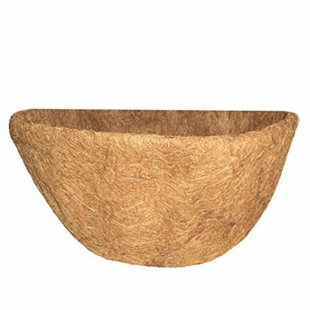 Source Growers Select Half Round Wall Basket Coco Liner, 16 inches