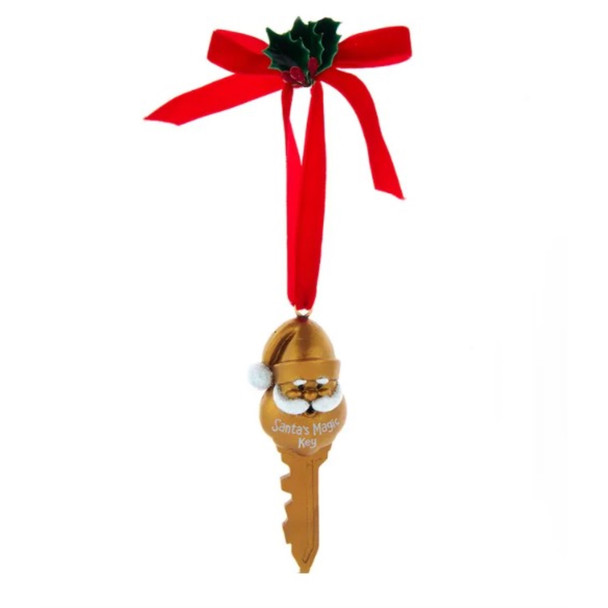 Kurt Adler Resin Santa Magic Key Christmas Tree Ornament