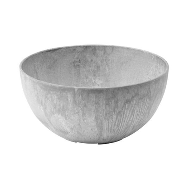 Novelty Indoor/Outdoor Artstone Napa Bowl Planter with Water-Minder System