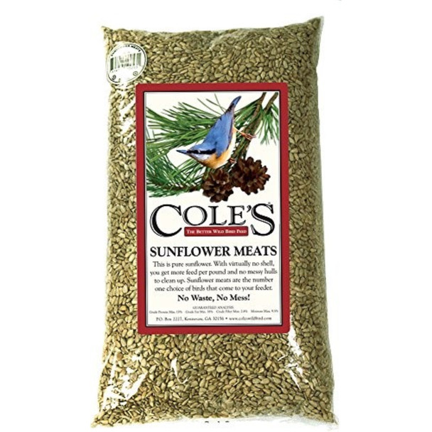 Cole's Sunflower Meats for Wild Bird Seed