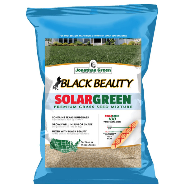 Jonathan Green Black Beauty Solar Green Texas Bluegrass Grass Seed