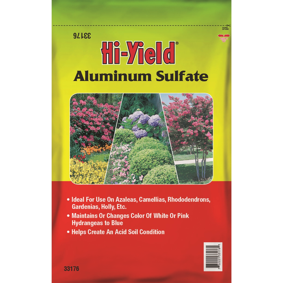 VPG HiYield Aluminum Sulfate Soil Conditioner to Create Acidic