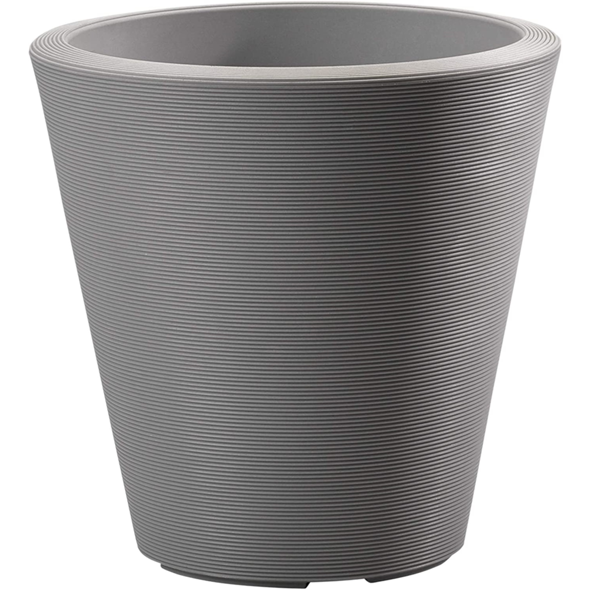 Crescent Garden Polyethylene Madison Planter, Double-Walled Plant Pot