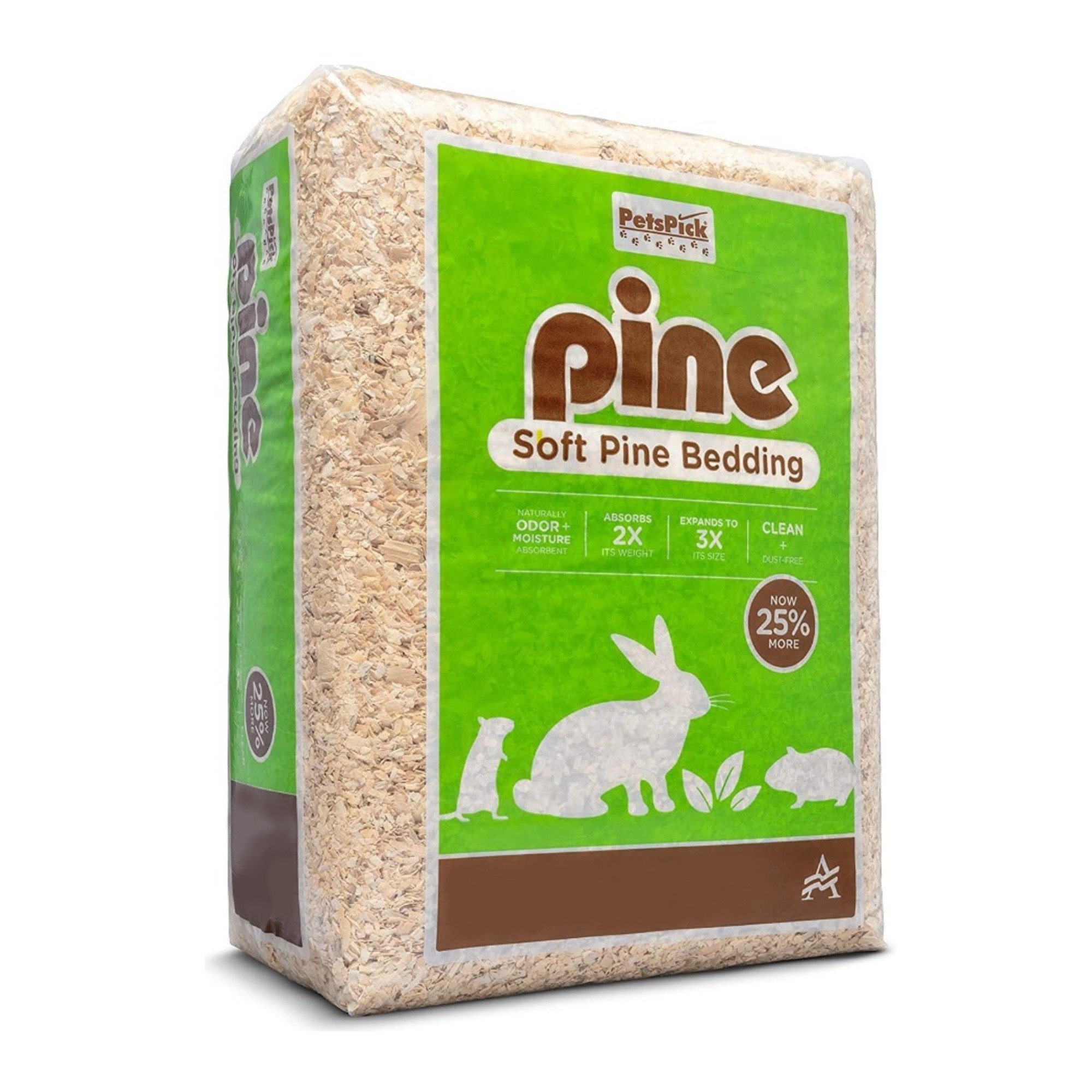 PetsPick Kiln Dried Soft Pine Bedding For Small Pets Esbenshades